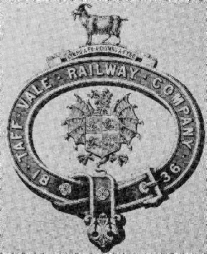 The second version of the Taff Vale Railway armorial device